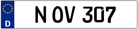 Truck License Plate
